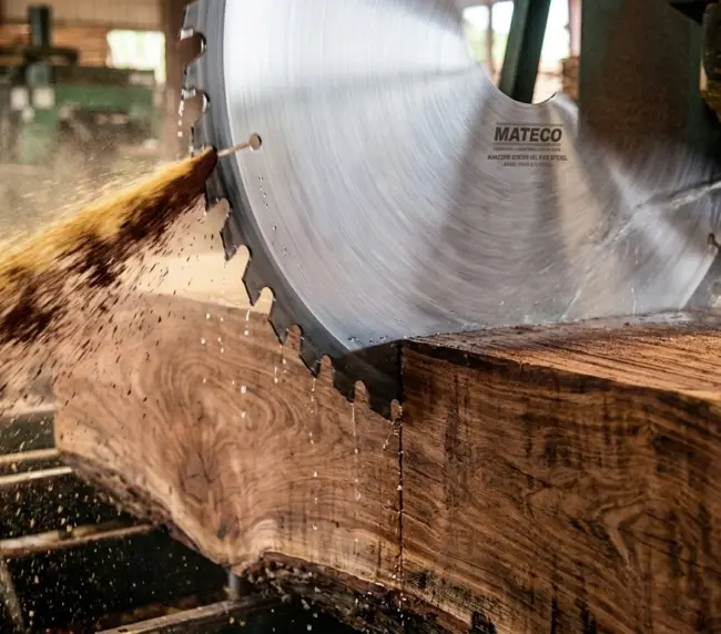 Industrial Saw Blades for Sawmills | Mateco Industries